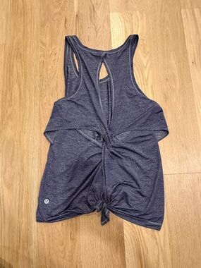 lululemon athletica Knot-Front Racerback Tank Top - Heather Charcoal